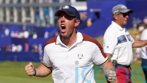 Ryder Cup day two: Europe on course to regain trophy as emotions run high in Rome