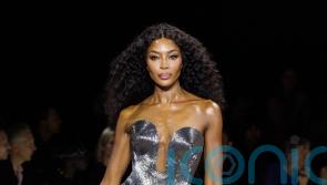 Naomi Campbell on the catwalk at Sarah Burton’s final Alexander McQueen show