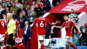 Nicolas Dominguez earns point for 10-man Nottingham Forest against Brentford