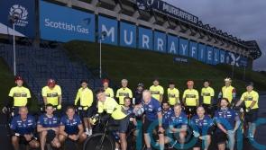 Rugby star Kenny Logan and celebrity team set off on 700-mile charity challenge