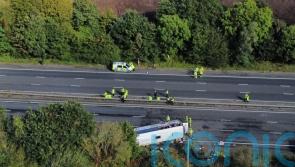 Headteacher says pupils face ‘difficult day’ after M53 school bus crash
