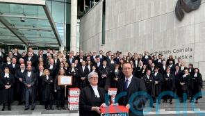 Criminal law barristers stage strike over fees