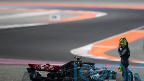 Lewis Hamilton crashes out after first-corner collision with George Russell
