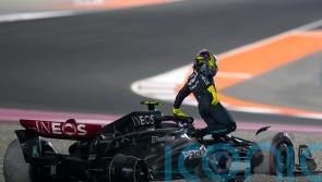 Lewis Hamilton and George Russell vent anger on radio after collision in Qatar