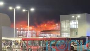 Luton Airport flights suspended after huge fire breaks out in car park