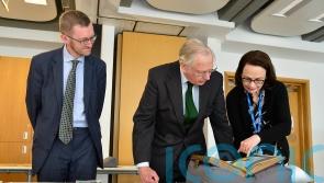 Duke of Gloucester views 1219 papal bull on 100th anniversary of NI archive