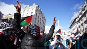 Hundreds gather for London pro-Palestine march as Gaza braces for invasion