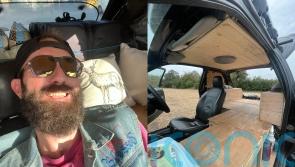 No more houses for me: Nomad moves into converted Ford Fiesta after being disgusted by ‘shoebox’ London flat