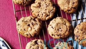 Sabrina Ghayour’s tahini, almond and chocolate crumble cookies