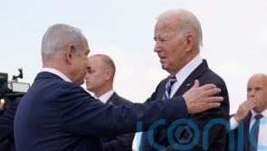 Biden lands in Israel as Middle East turmoil grows following Gaza hospital blast