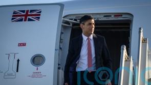 Sunak arrives in Saudi Arabia after Israel tells UK to brace for ‘long war’
