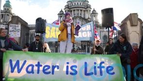 ‘Protectors’ of Lough Neagh stage demonstration in Belfast