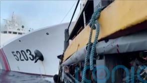 Philippines coast guard ship and supply boat hit by Chinese vessels