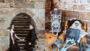 Psychic bride has Halloween-themed wedding to her ‘sexy Count Dracula’ groom after years of graveyard dates