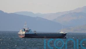 Search-and-rescue operation under way after British cargo ship reportedly sinks