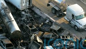 Crews clear wreckage after ‘superfog’ pile-ups leave at least seven dead