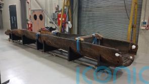 Bronze Age logboat moves into new home after conservation work