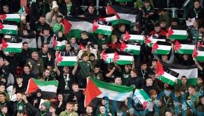 Celtic fans defy club and display Palestine flags at Atletico Madrid match