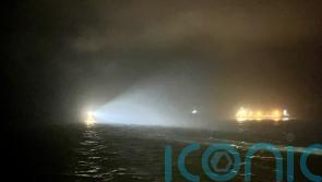 Search for four sailors missing after British cargo ship sank is called off