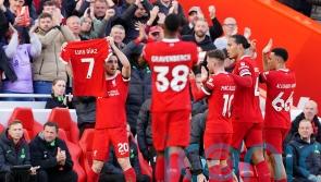 Liverpool show support for Luis Diaz in victory over Nottingham Forest