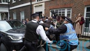 Protesters mob Sir Keir Starmer’s car in anger at his stance on Israel-Hamas war