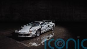 The damaged Lamborghini Countach from The Wolf of Wall Street heading to auction