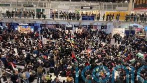 Pro-Palestinian activists stage sit-in at London’s Liverpool Street station