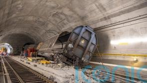 Key Swiss rail tunnel damaged by derailment will not fully reopen for months