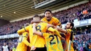 Wolves stun Tottenham with two stoppage-time strikes