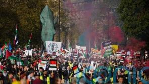 Counter-protesters arrested during pro-Palestinian demonstration