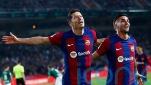 Robert Lewandowski rescues Barcelona as Inter Milan retake Serie A top spot