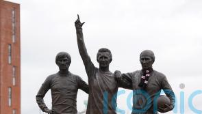 Fans flock to Old Trafford to pay final tribute to Sir Bobby Charlton