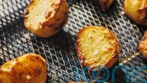 Air fryer Christmas potatoes recipe