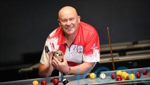 Lottery winner who bought pool table before representing England wins bronze