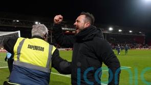 Brighton boss explains ‘big, big celebration’ and says no disrespect was meant