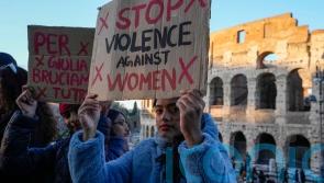 Thousands rally in Italy to call for action on violence against women