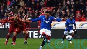 James Tavernier penalty rescues point for Rangers at Aberdeen