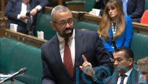 Cleverly issues Commons apology as he insists derogatory jibe was aimed at MP