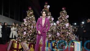 Timothee Chalamet dazzles in velvet suit at world premiere of Wonka