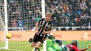 Anthony Gordon on target as Newcastle edge Premier League victory over Man Utd