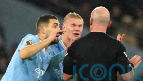 Erling Haaland criticises referee Simon Hooper on social media after City draw