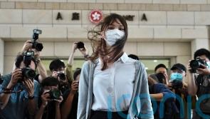 Hong Kong pro-democracy activist Agnes Chow jumps bail