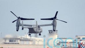 Divers find wreckage and remains from Osprey aircraft that crashed off Japan