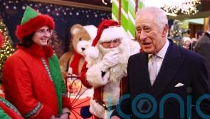 Santa Claus tells King he is on ‘very good boy list’