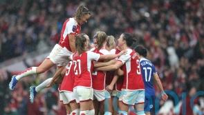 Arsenal join Chelsea at top of WSL after impressive win in front of record crowd
