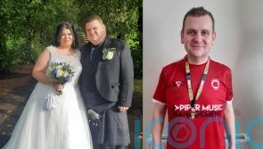 Dad loses eight stone in 10 months after ditching takeaways and taking up football and now hopes to keep fit for his son