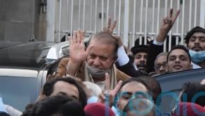 Pakistan court overturns conviction of ex-premier Nawaz Sharif ahead of election