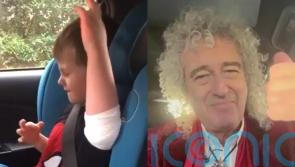 Sir Brian May praises 4-year-old cancer patient for Bohemian Rhapsody air guitar