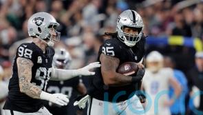 Las Vegas Raiders score nine touchdowns in 63-21 rout of Los Angeles Chargers