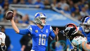 Jared Goff throws Detroit Lions to brink of ending seven-year play-off wait